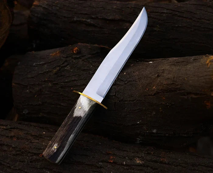 Antler Hunting Knife Handmade Stainless Steel Best Hunting Companion Knife cskforged