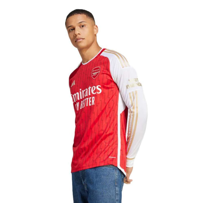 adidas ARSENAL 23/24 Long Sleeve Home Jersey - Red White runnwalk