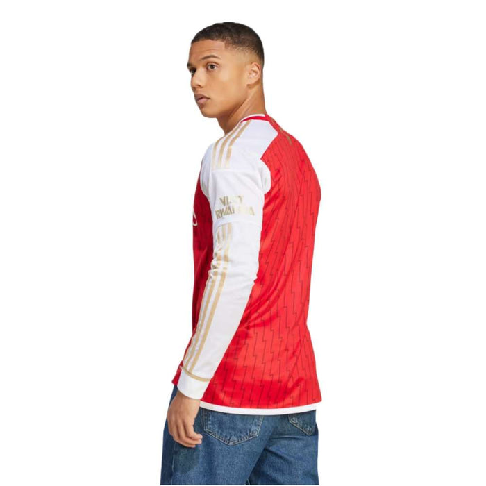 adidas ARSENAL 23/24 Long Sleeve Home Jersey - Red White runnwalk