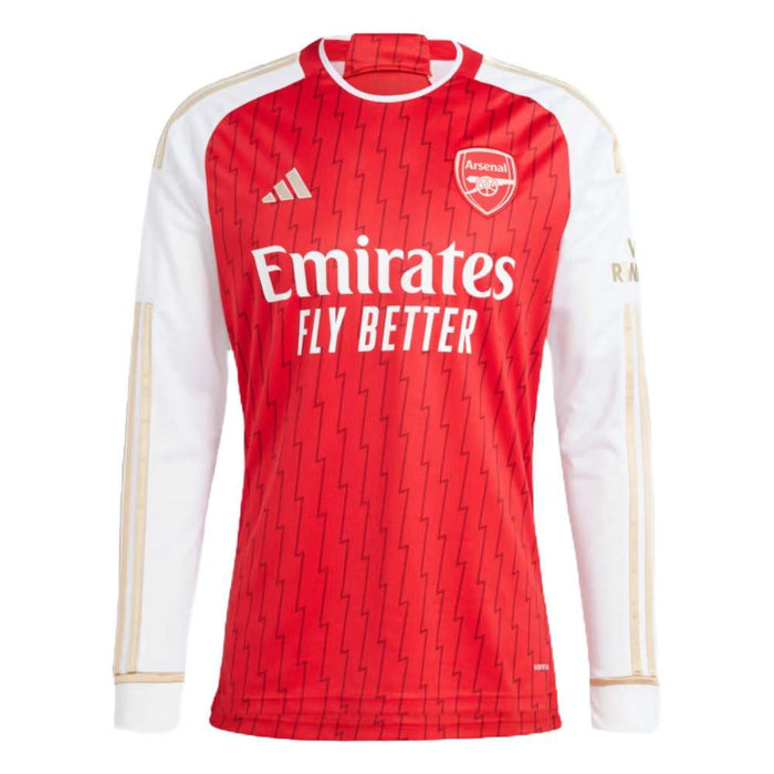 adidas ARSENAL 23/24 Long Sleeve Home Jersey - Red White runnwalk