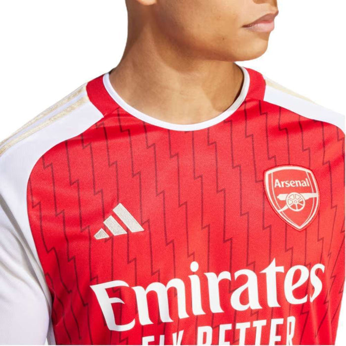 adidas ARSENAL 23/24 Long Sleeve Home Jersey - Red White runnwalk