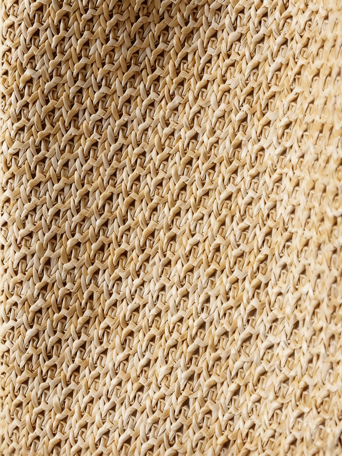 Artisanal Handwoven Colorblock Bucket Bag for Effortless Coastal Style LINTICO