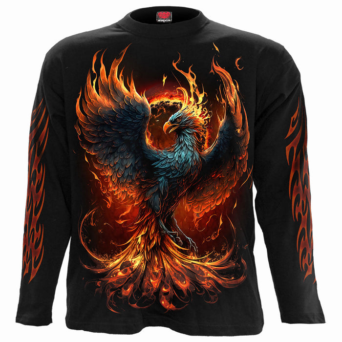ASHES REBORN - Longsleeve T-Shirt Black Spiral USA