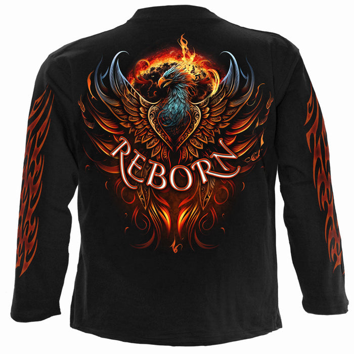 ASHES REBORN - Longsleeve T-Shirt Black Spiral USA