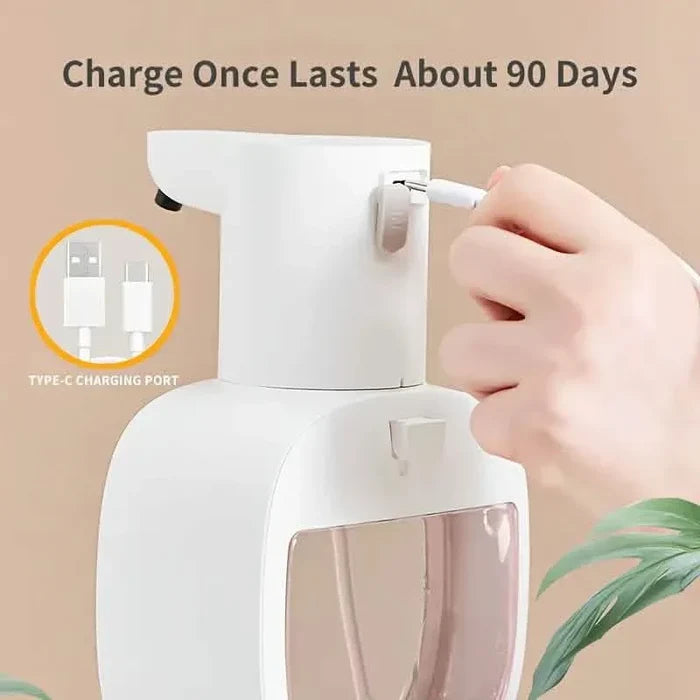 Automatic Foam Soap Dispenser – Touchless, USB Rechargeable, Adjustable Volume DailySale