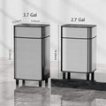Automatic Stainless Steel Sensor Trash Can – Hands-free Quiet Close & Odor-Control System DailySale