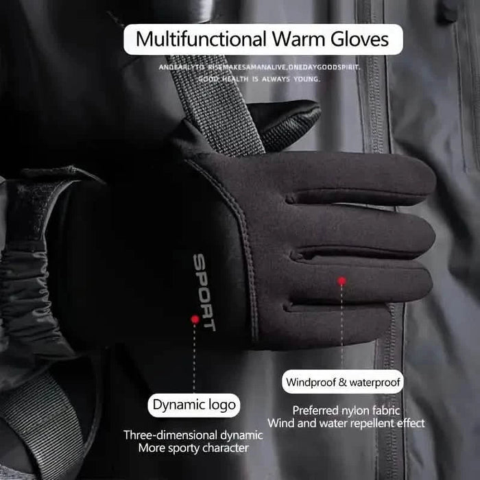 Autumn and Winter Outdoor Plus Velvet Cold Safeguard Glove DailySale