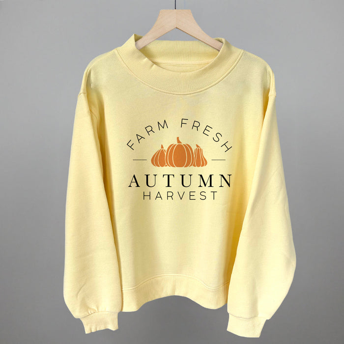 Oversized Corded Crew / ButterYellow / S