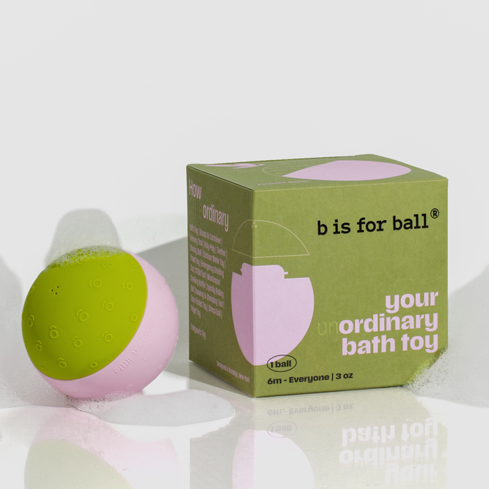 b is for ball® (Un)Ordinary Bath Toy (Strawberry Matcha)