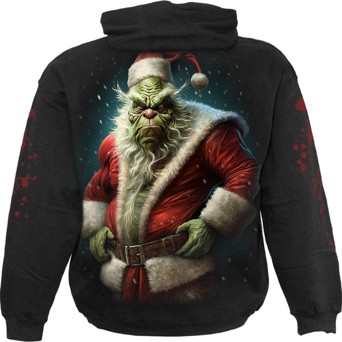 BAH HUMBUG - Hoody Black Spiral USA