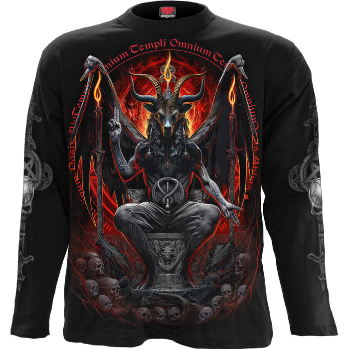 BAPHOMET - Longsleeve T-Shirt Black Spiral USA