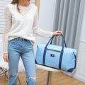 Barbara XL Canvas Weekender Duffel Bag Badgley Mischka