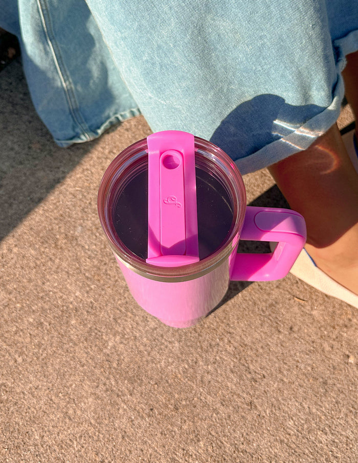 Basics Pink 40 oz Tumbler Elevated Faith