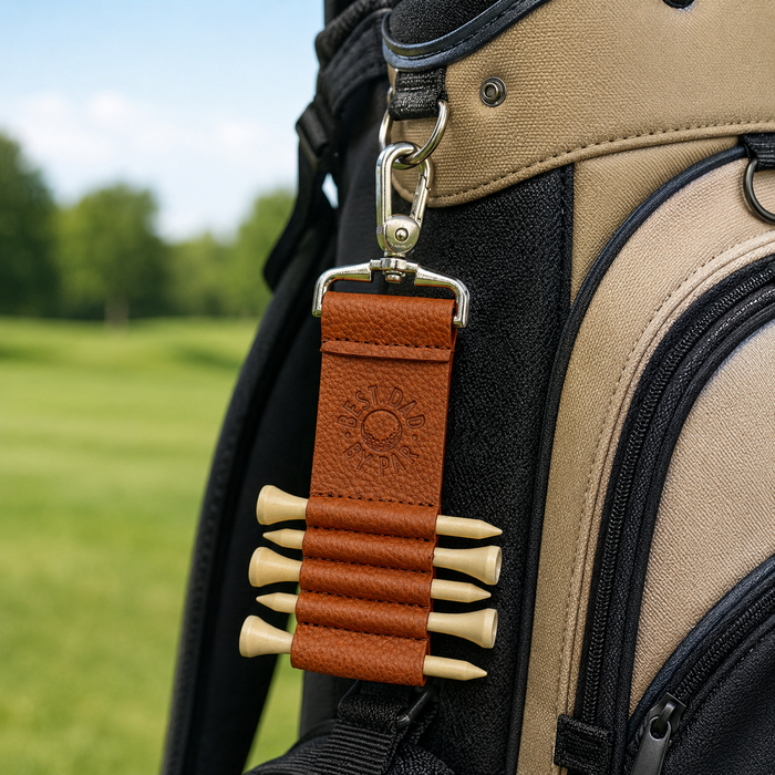 Best Dad By Par Golf Tee Holder Ivy + Cloth