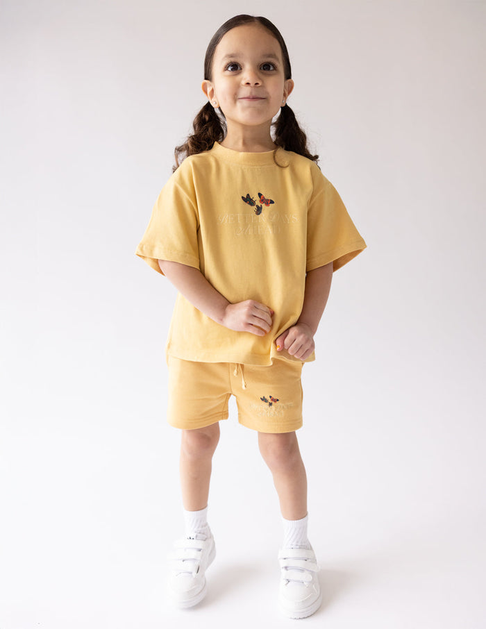 Better Days Butterfly Kids Short Elevated Faith