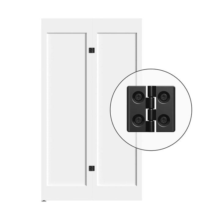 Bi-Folding Sliding Barn Door Hardware Track Kit (No Door) HAUSVITA