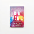 Cover of Big Magic by Elizabeth Gilbert – a book about living creatively, shown on a white background.