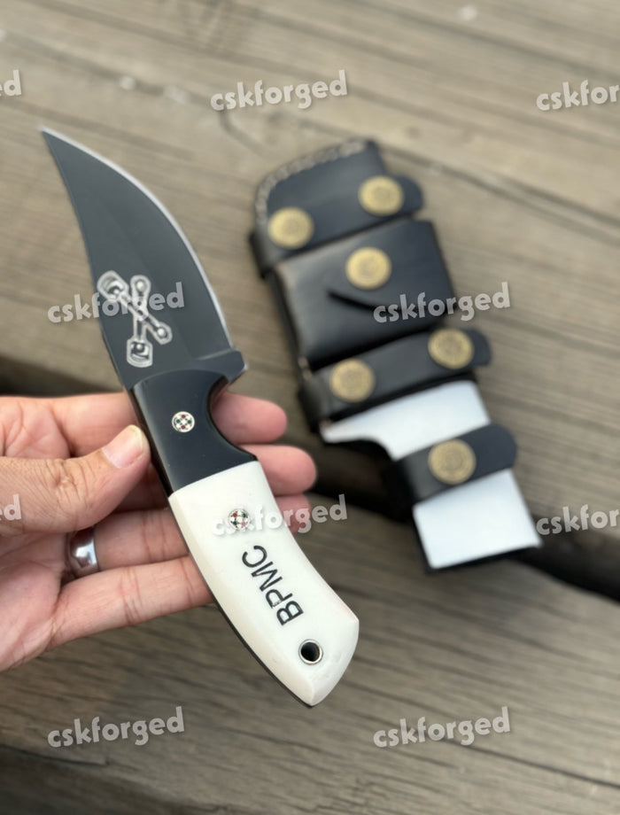 Black Pistons Edition Full Tang  Handmade J2 Steel Black Pistons Blade cskforged