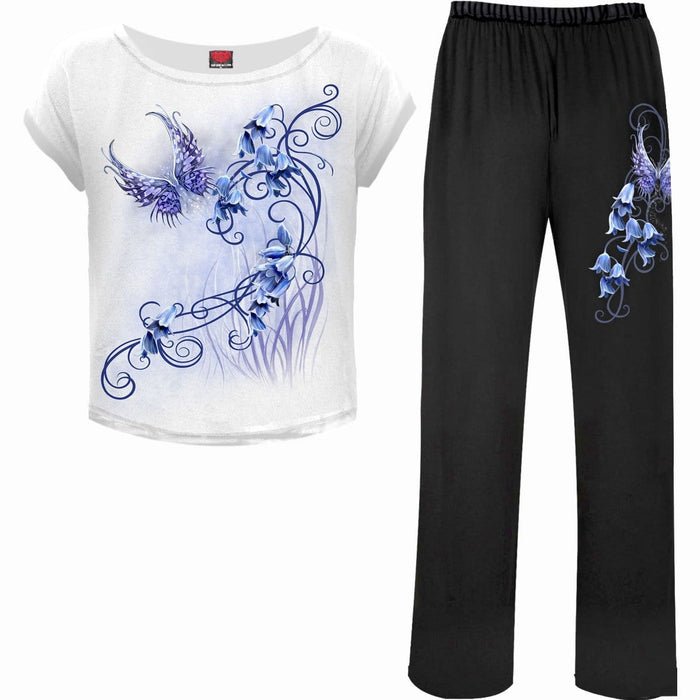 BLUEBELL FAIRY - 4pc Gothic Pyjama Set Spiral USA