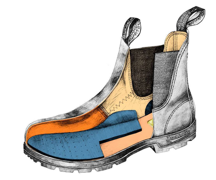 Blundstone 1409 WOMEN'S ORIGINALS CHELSEA BOOTS - STOUT BROWN runnwalk