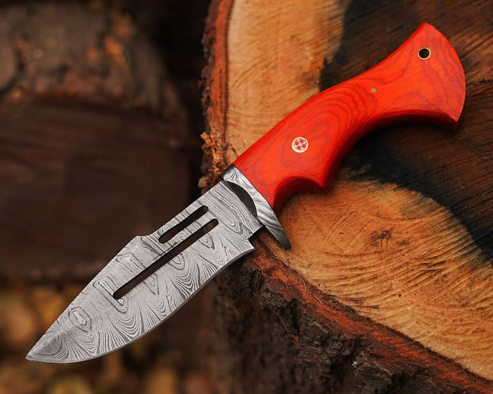 Bocat Damascus Steel Hunting Knife by cskforged cskforged