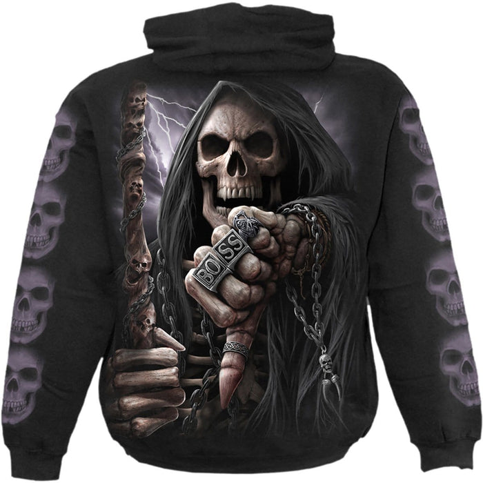 BOSS REAPER - Hoody Black Spiral USA