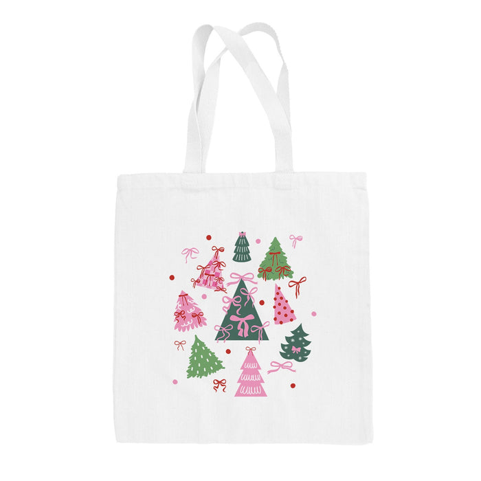 Bow Christmas Trees Tote Bag Ivy + Cloth
