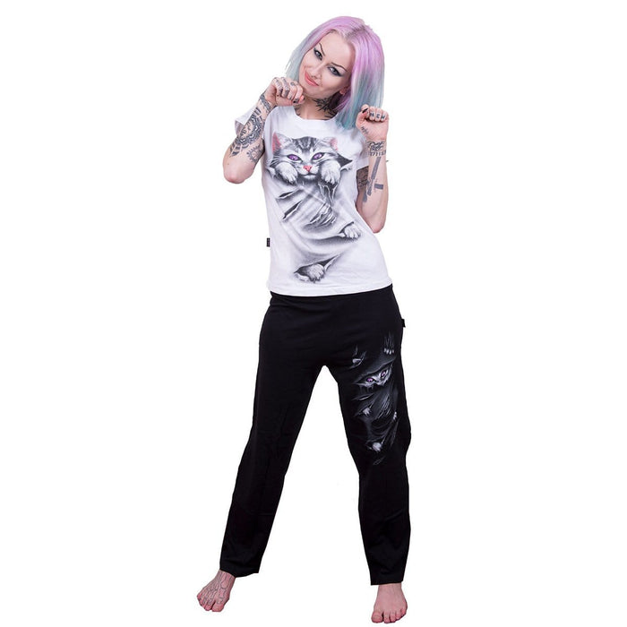 BRIGHT EYES - 4pc Gothic Pyjama Set Spiral USA