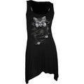 BRIGHT EYES - Goth Bottom Camisole Dress Black Spiral USA