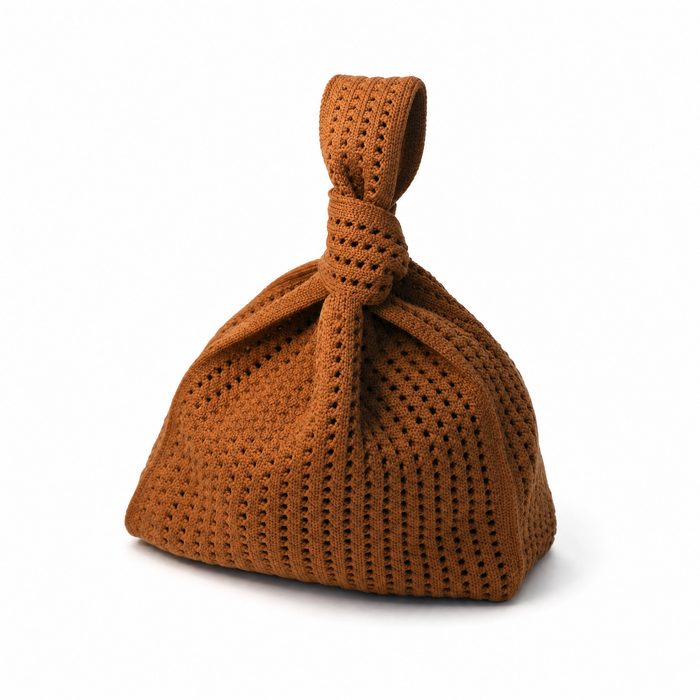 Brown Crochet Handbag A Bag Concept