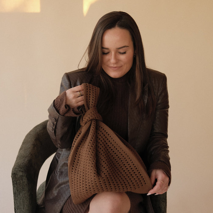 Brown Crochet Handbag A Bag Concept