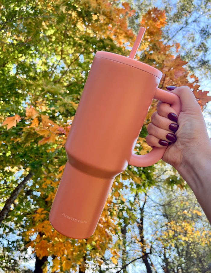 Burnt Orange 40 oz Ascend Tumbler Elevated Faith