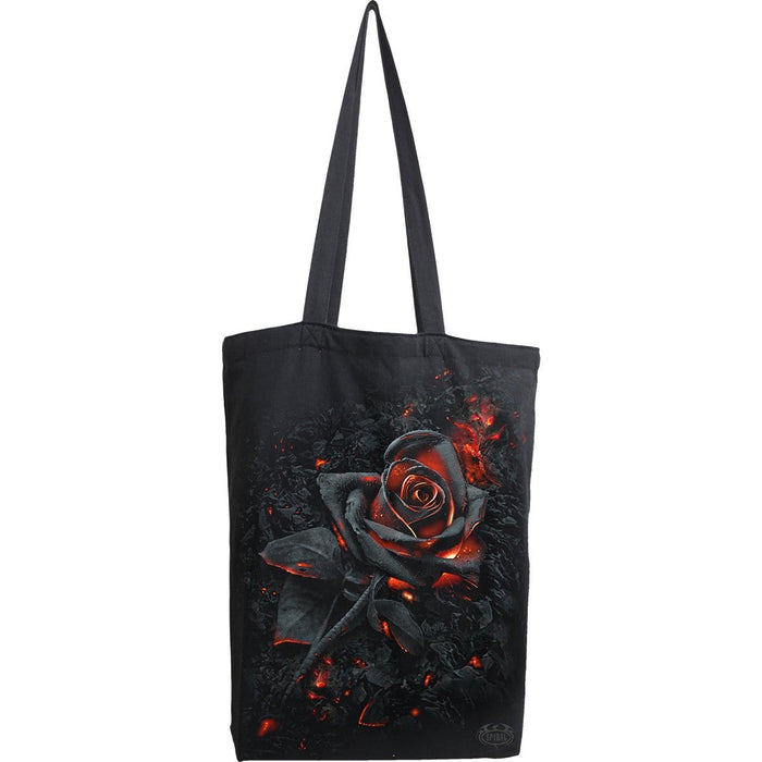 BURNT ROSE - Bag 4 Life - Canvas 80z Long Handle Tote Bag Spiral USA
