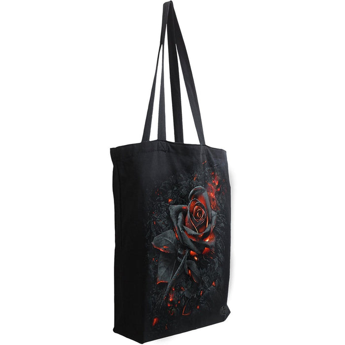 BURNT ROSE - Bag 4 Life - Canvas 80z Long Handle Tote Bag Spiral USA
