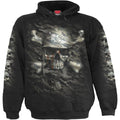 CAMO-SKULL - Hoody Black Spiral USA