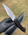 Camping knife Handmade D2 Steel Hunting Knife cskforged