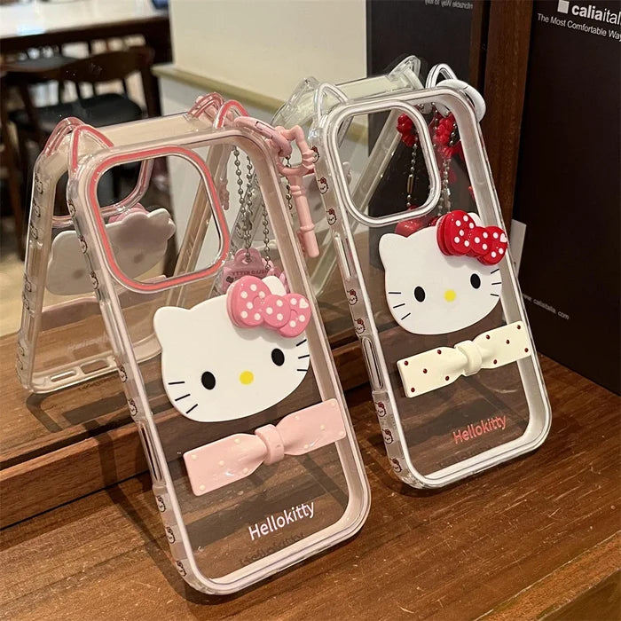 Candy 3D Cat Ears Hello Kitty Slim Phone Case PhoneShells