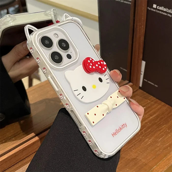 Candy 3D Cat Ears Hello Kitty Slim Phone Case PhoneShells
