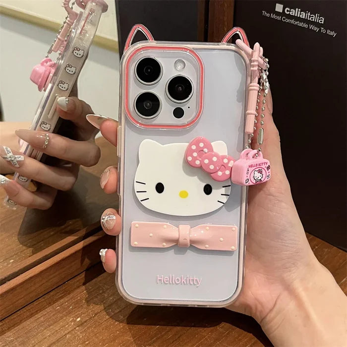 Candy 3D Cat Ears Hello Kitty Slim Phone Case PhoneShells