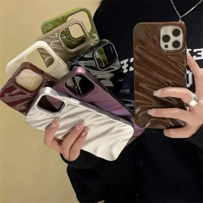 Candy Color Wavy Phone Case PhoneShells