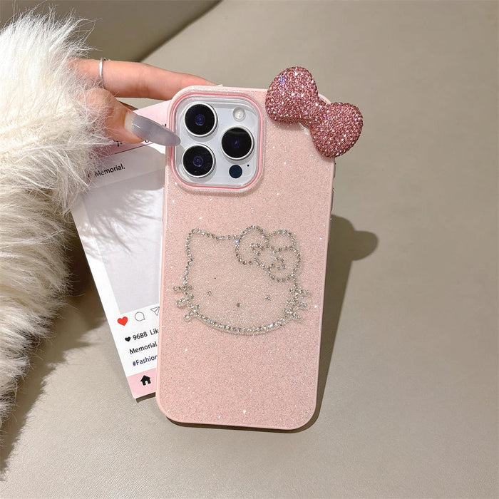 Candy Glitter Cute Diamond Hello Kitty Phone Case PhoneShells