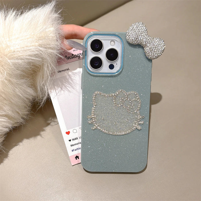 Candy Glitter Cute Diamond Hello Kitty Phone Case PhoneShells