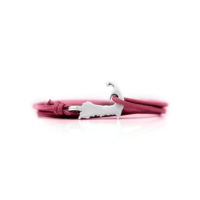 Silver / Cranberry Red
