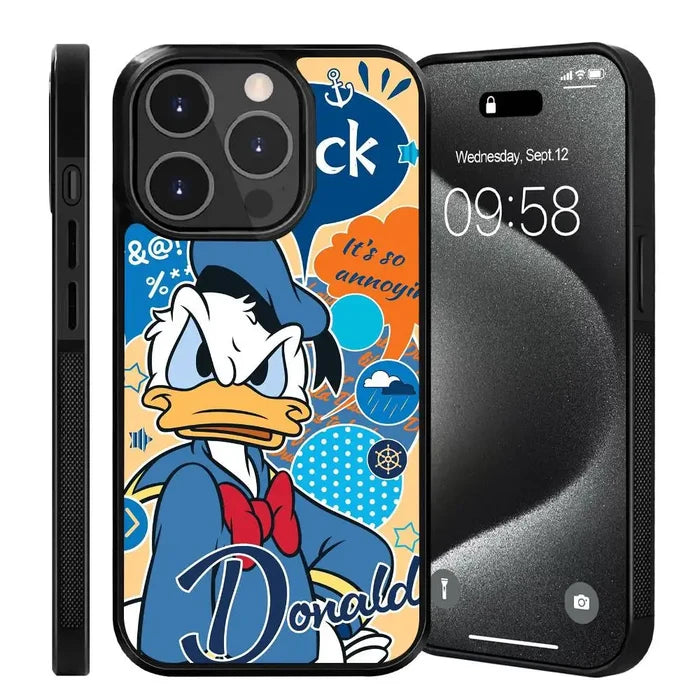 Cartoon Cute Donald Duck Phone Case Suitable For iPhone PhoneShells