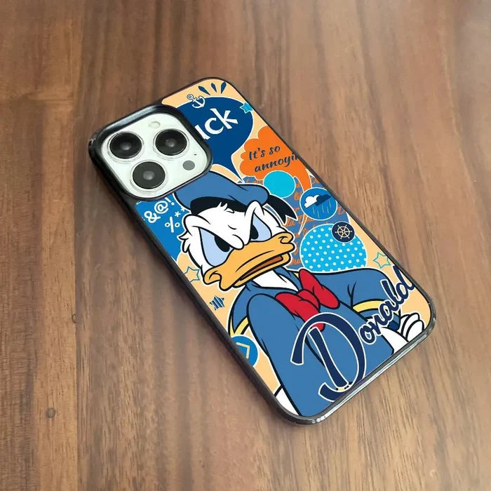 Cartoon Cute Donald Duck Phone Case Suitable For iPhone PhoneShells