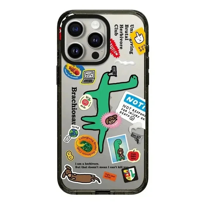 Cartoon Dinosaur 2.5 Acrylic Phone Case PhoneShells