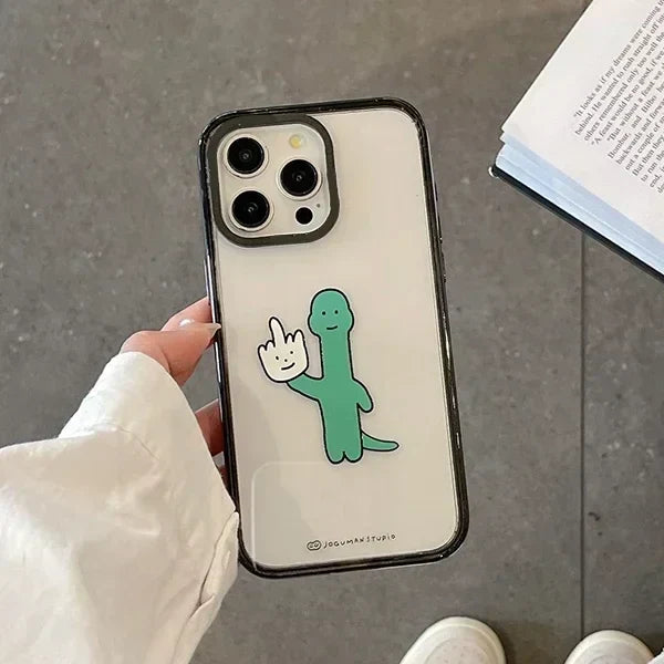 Cartoon Dinosaur 2.5 Acrylic Phone Case PhoneShells