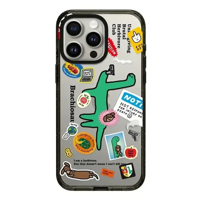 Cartoon Dinosaur 2.5 Acrylic Phone Case PhoneShells