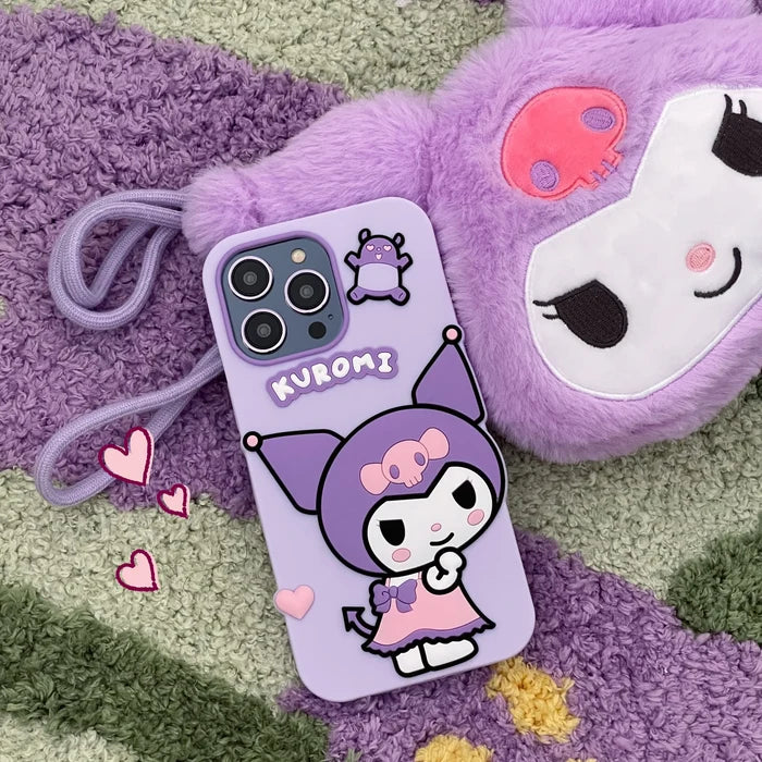 Cartoon Strawberry Melody Kuromi Lotso Phone Case PhoneShells
