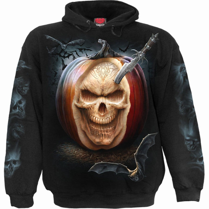 CARVING DEATH - Hoody Black Spiral USA